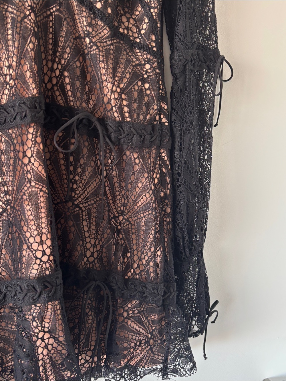 For Love & Lemons Bright Lights Lace Mini Dress - Picture 8 of 11